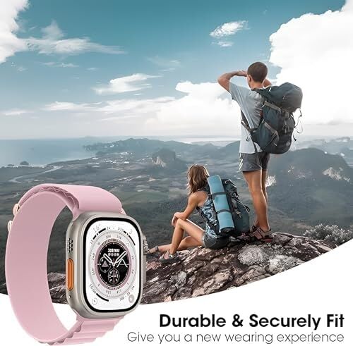 Apple Watch ile Uyumlu Yeni Nesil 2023 Serisi Kumaş Kordon Ultra - 42-44-45-46-49MM