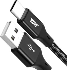 BL71 USB To Type-C 2.4A 1.2m Örgülü Data ve Şarj Kablosu (Siyah)