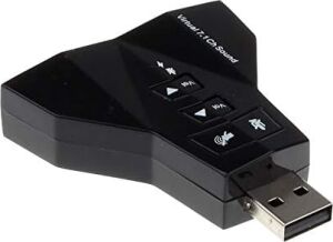 4931 7.1 7 Kanal Mikrofon Destekli Çift Girişli Çevirici Harici USB Ses Kartı
