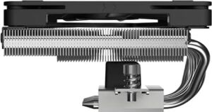 Scythe Big Shuriken 4 Low Profile Cpu Cooler, 120MM Slim Fan, Intel & Amd Uyumlu, Sessiz Işlemci Soğutucu - Siyah