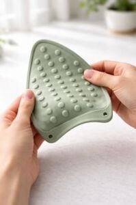 Dayanıklı Silikon Ütü Altlığı Isıya Dayanıklı Yanmaz Yapışmaz Ütü Taban Koruyucu Pratik Taşınabilir Ütü Park Pedi Kaymaz Yüzeyli Ev Tipi Ütü Aksesuarı Asorti Renk
