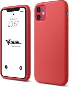 iPhone Kılıf Ince Sıvı Silikon 3 Katmanlı Tam Kaplamalı Yumuşak Jel Kauçuk Kılıf Kapak (Kırmızı, iPhone 11)