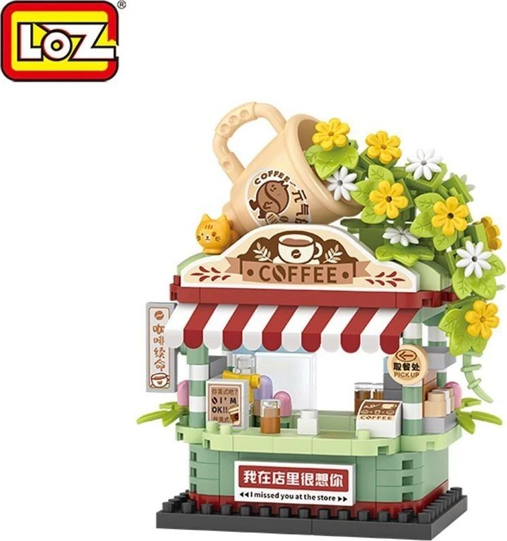 LZ-8852 Loz Kahve Dükkanı 290 Parça Block Oyuncak