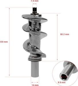 KMG2603 Kıyma Makinesi Ile Uyumlu Spiral Sürücü