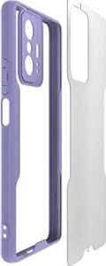 Xiaomi Mi 11T Pro Kılıf Mat Kamera Korumalı Silikon Platin