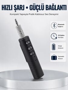 Bluetooth Destekli Ses Alıcısı – Eski Cihazlarınıza Yenilik Katın