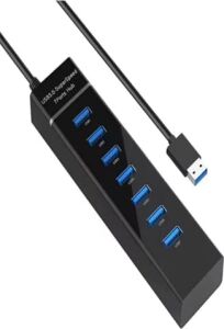 UL307 7 Port USB 3.0 Hub USB Hub 3.0 Çoğaltıcı 7 Port USB Hub 5 Gbps USB Splitter USB Çoklayıcı