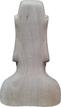 Ahşap Dekoratif Büst Heykeli Moai Totem