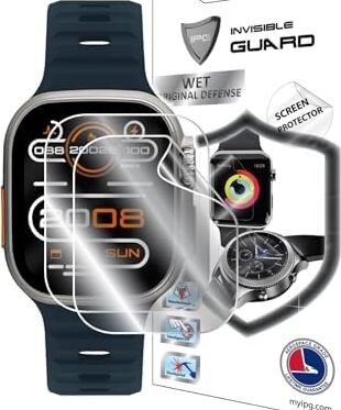 Slazenger Tiger Pro Plus (SL.09.2223.5) Akıllı Saat ile Uyumlu Ipg Hydrogel Ekran Koruyucu (2 Adet)