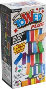 7317 Renkli Plus Tower Süper Denge Oyunu 54 Adet -Totteriq