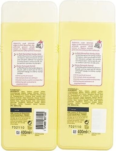 Vanilya Sütü Duş Jeli (2 x 400 Ml)