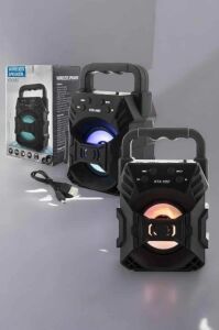 Işıklı Bluetooth Hoparlör Müzik ve Renkli Işık Taşınabiilir