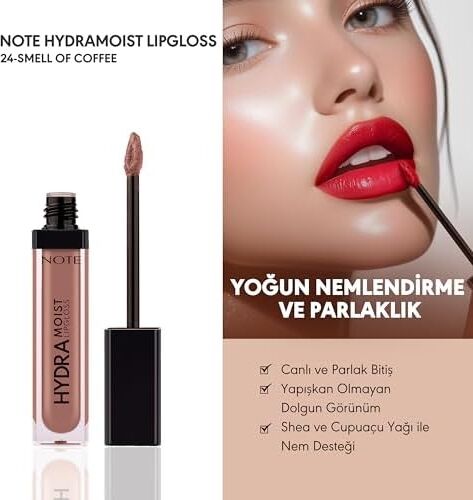 Hydramoist Lipgloss 24 Smell Of Coffee Nemlendirici Dudak Parlatıcısı, Nude