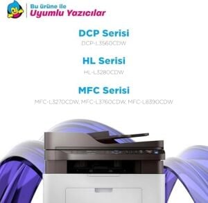 Brother Uyumlu  DCP-L3560CDW Muadil Toner Set- ÇIPLI/TN-279XL