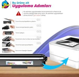 Brother Uyumlu  DCP-L3560CDW Muadil Toner Set- ÇIPLI/TN-279XL