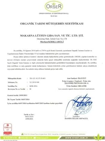 Organik Pirinç Unu +4 ve +6 Ay, 250 gr
