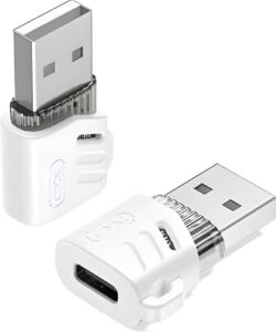 Xo Usb-A Erkek - Type-C Dişi Dönüştürücü Adaptör NB256D, Veri ve Şarj Destekli, 5gr, Beyaz