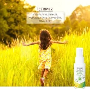%100 Doğal Koruyucu Vücut Losyonu Sprey Yenidoğan Bebek Çocuk Için Limon Okaliptus Vegan 50 ml