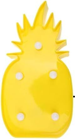 AD96YT0057 Ananas Şeklinde Ledli Dekoratif Eğlenceli Çocuk Gece Lambası ve Çok Amaçlı Aydınlatıcı Dekor