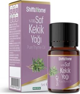 Kekik Yağı 5 ml –%100 Saf Içilebilir Uçucu Yağ – Antiseptik, Doğal Bağışıklık Desteği ve Sindirimi Destekler – Soğuk Buhurdanlık ve Cilt Bakımına Uygun