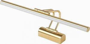 35CM LED Aplik Gold Kasa | 3200K Gün Işığı | IP20 Koruma | Ayna, Tablo ve Resim Banyo Üstü Duvar Aydınlatma | 220V | Modern Tasarım