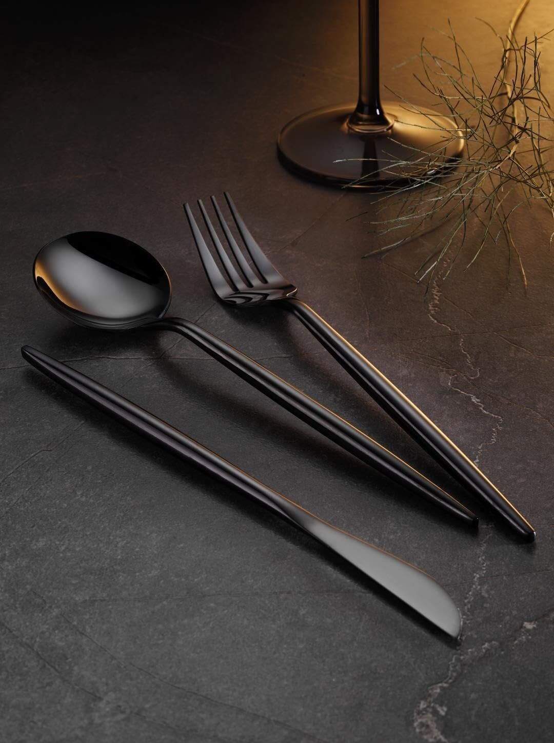 Versay Titanium 6 Kişilik 36 Parça Çatal Kaşık Bıçak Takımı
