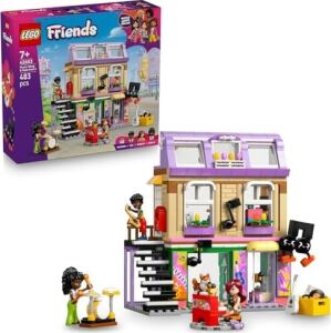 Müzik Mağazası ve Daire 42653-7 Yaş ve Üzeri Çocuklar Için 3 Mini Bebek Içeren Yaratıcı Oyuncak Yapım Seti, Doğum Günü Hediyesi, Özel Gün Hediye Fikri (483 Parça)