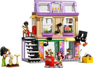 Müzik Mağazası ve Daire 42653-7 Yaş ve Üzeri Çocuklar Için 3 Mini Bebek Içeren Yaratıcı Oyuncak Yapım Seti, Doğum Günü Hediyesi, Özel Gün Hediye Fikri (483 Parça)
