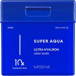 Peeling Etkili Nemlendirici Cilt Bakım Pedi Super Aqua Ultra Hyalron Clear Pads