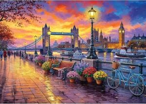 Puzzle - Tower Bridge II,1500 Parça Puzzle, #4583