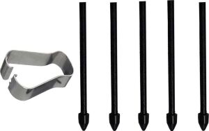 Kalem Değiştirme Uçları, 5 Adet Yedek Uç Seti, Yumuşak Stylus Kalem Uçları ile Araçlar ve Plastik Kutu, Çoğu Tab S7, Tab S6, Note 10, Note 20 ve Tüm Versiyonlar Için Uyumlu