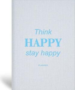 15X21 Keten Süresiz Planlayıcı Ajanda Defter Mavi