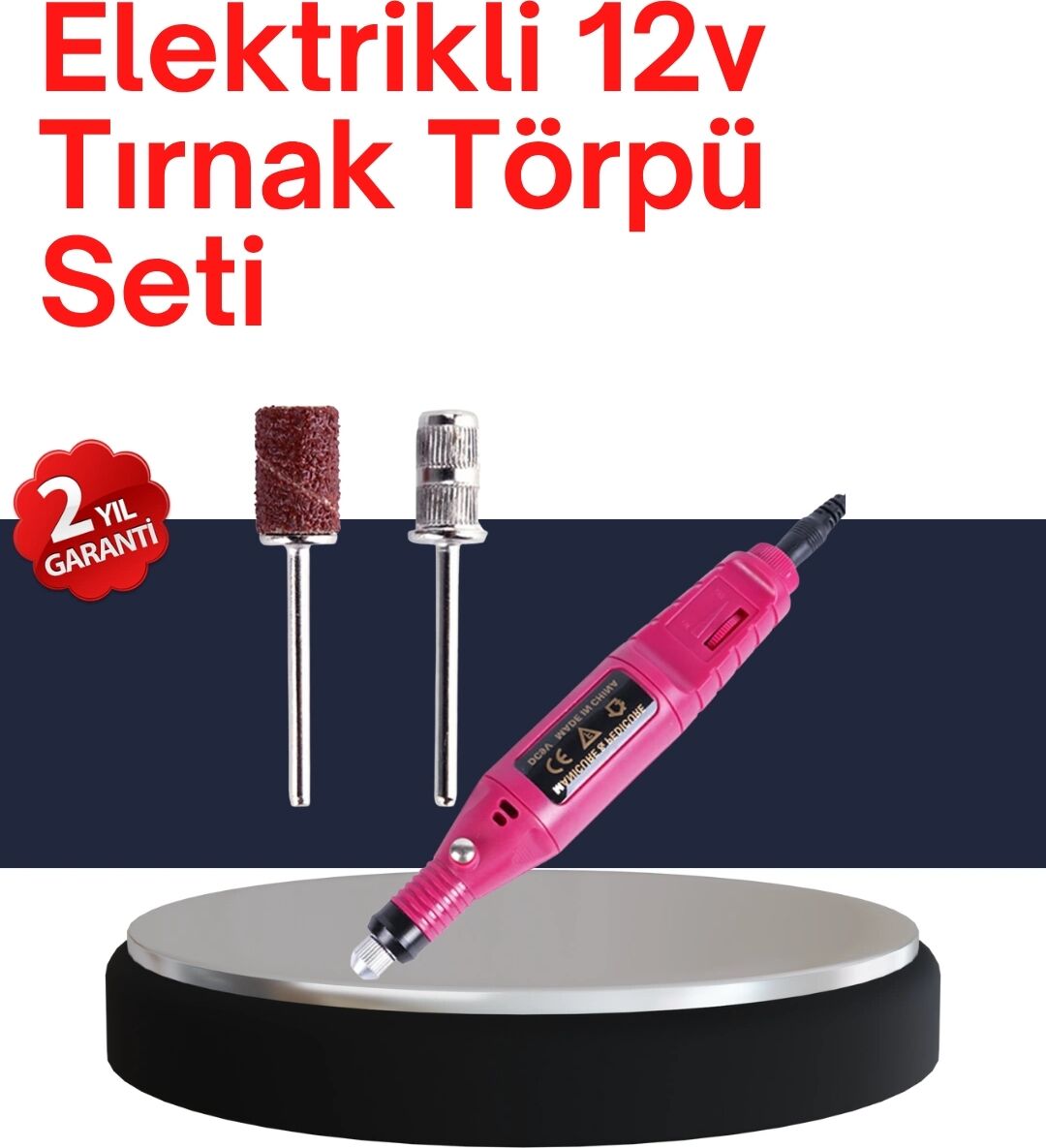 6 Uçlu Elektrikli Manikür Pedikür Seti