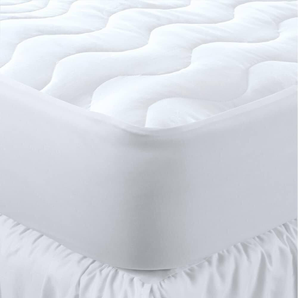 Kapitone Fitted Su Sıvı Geçirmez Yatak Koruyucu Alez, Beyaz, 80X130CM