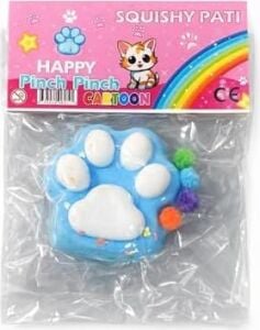 Squishy Pati Pençe Şekilli Stres Oyuncağı, Farklı Renkler Çocuklar Için Sukuşi 1 Adet
