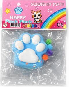 Squishy Pati Pençe Şekilli Stres Oyuncağı, Farklı Renkler Çocuklar Için Sukuşi 1 Adet