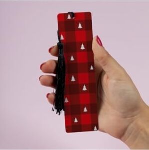 Yeni Yıl Konsept Tasarımlı Kitap Ayracı 13.5 cm x 4 cm Metal Malzeme