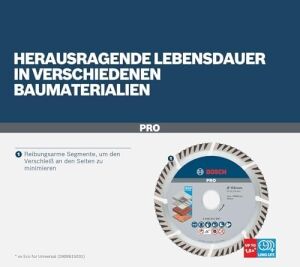 Professional Accessories Elmas Kesme ve Delme Aksesuarları, Disk, Gri, 1 Adet