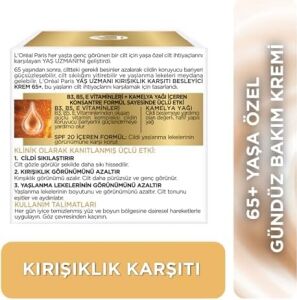Yaş Uzmanı 65+ Kırışıklık Karşıtı Besleyici Krem