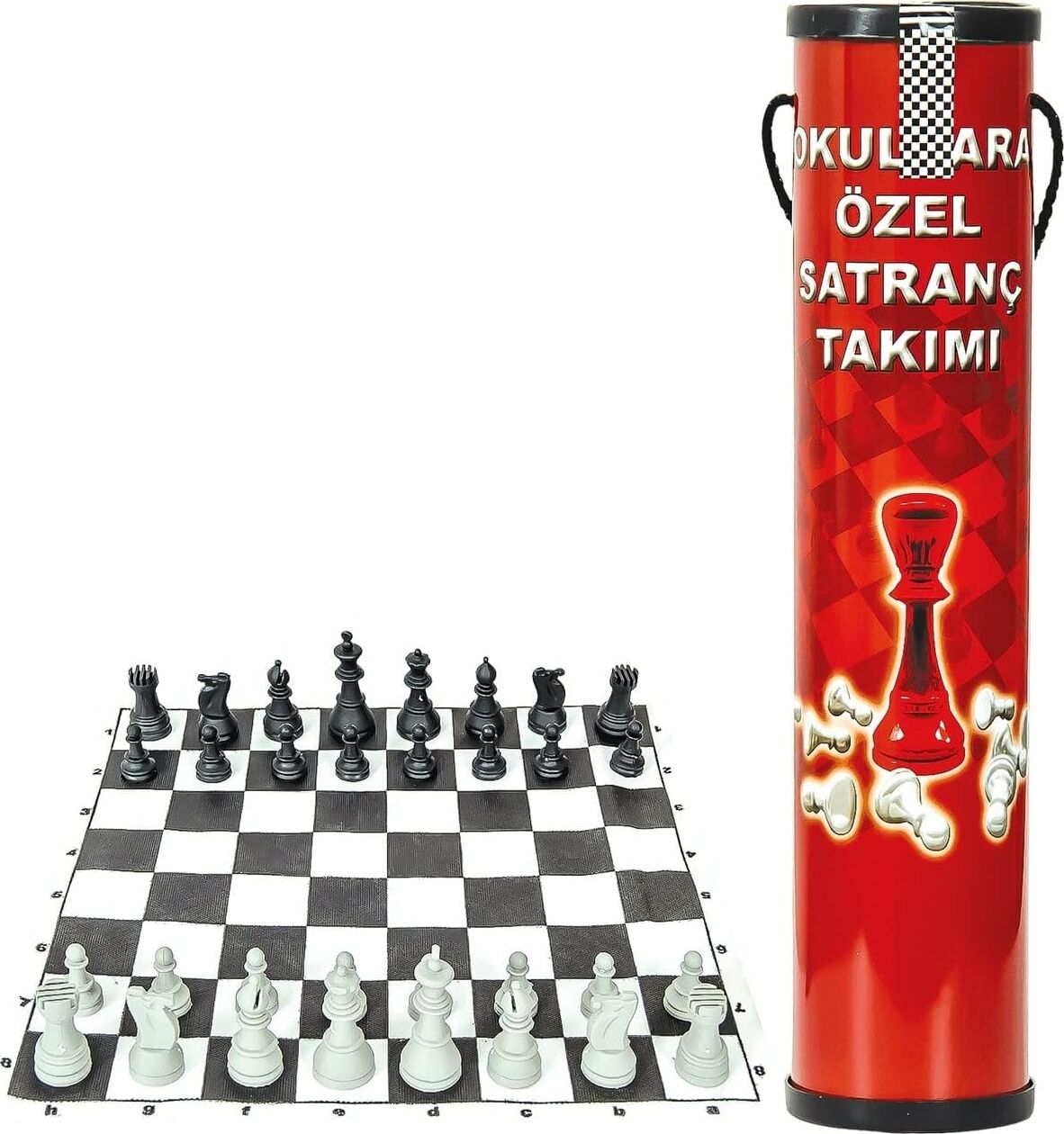 Satranç Takımı Pratik Kullanışlı Spot Karton Rulo