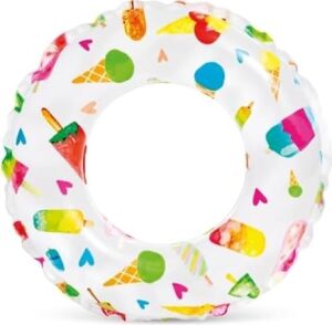 59230 Sevimli Desenli Simit 51 Cm, Su Sporları, Plaj Malzemesi, Şişme Ürün, Yüzme Aksesuarı, Kamp, Dalış, Güvenlik