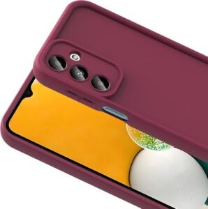 Galaxy A56 ile Uyumlu Kılıf Parlak Tek Renkli Yüzey Dayanıklı Malzeme & Tam Koruma Redolent Kılıf Ergonomik Kavrama Kolay Erişim Kapak Siyah