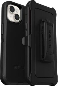 Defender Kılıf, iPhone 14/iphone 13 Için, Darbeye Dayanıklı, Düşmeye Dayanıklı, Ultra Sağlam, Koruyucu Kılıf, Askeri Standartlara Göre 4 x Test Edilmiştir, Siyah, Perakende Ambalaj Yok