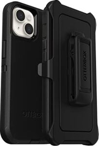 Defender Kılıf, iPhone 14/iphone 13 Için, Darbeye Dayanıklı, Düşmeye Dayanıklı, Ultra Sağlam, Koruyucu Kılıf, Askeri Standartlara Göre 4 x Test Edilmiştir, Siyah, Perakende Ambalaj Yok