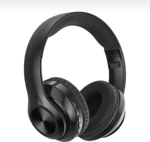 Pembe Kablosuz Kulak Üstü Kulaklık, Bluetooth 5.0, Fm Radyo, Sd Kart ve Aux Girişi, Rgb Işıklı