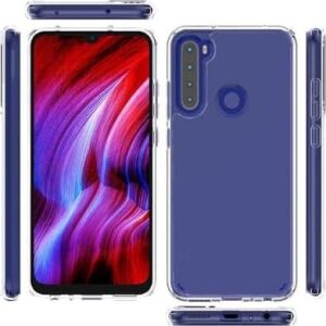ile Uyumlu Şeffaf Clear Silikon Yüksek Kalite Darbeye Dayanıklı Şık Telefon Kılıfı (Xiaomi Redmi Note 8)