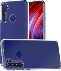 ile Uyumlu Şeffaf Clear Silikon Yüksek Kalite Darbeye Dayanıklı Şık Telefon Kılıfı (Xiaomi Redmi Note 8)