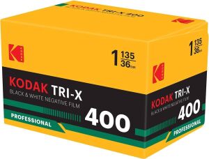 Profesyonel Tri-X 400 Siyah Beyaz 135 Negatif Rulo Film, 36 Pozlama, Retro Ambalaj