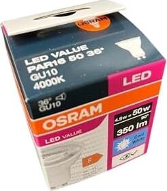 4,5W GU10 LED Ampul 4000K – 10'lu Ekonomik Paket | Günışığı, 350 Lümen, 36° Işık Açısı, Enerji Tasarruflu, 15000 Saat Ömürlü