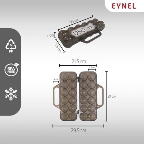 Saplı 12'li Yumurta Taşıma Kutusu, Plastik Buzdolabı Için Yumurtalık Pikniklik Pratik Yumurta Taşıma Kabı (Şeffaf, 1 Adet)